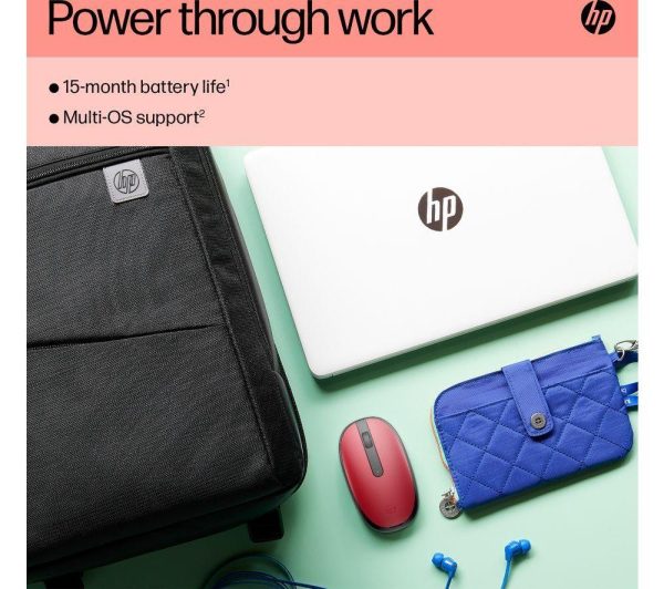 HP 240 Bluetooth Wireless Optical Mouse - Red