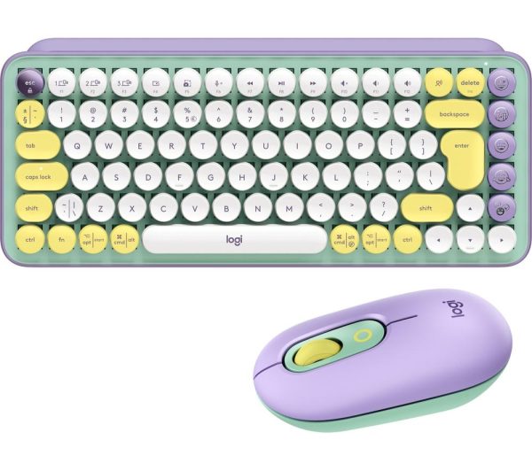 LOGITECH K380 & Pebble M350 Wireless Keyboard & Mouse Bundle - Rose