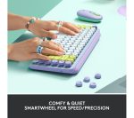 LOGITECH K380 & Pebble M350 Wireless Keyboard & Mouse Bundle - Rose