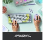 LOGITECH K380 & Pebble M350 Wireless Keyboard & Mouse Bundle - Rose