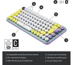 LOGITECH K380 & Pebble M350 Wireless Keyboard & Mouse Bundle - Rose