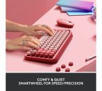 LOGITECH MX Mechanical Mini for Mac Tactile Quiet Wireless Keyboard - Pale Grey