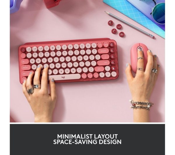LOGITECH MX Mechanical Mini for Mac Tactile Quiet Wireless Keyboard - Pale Grey
