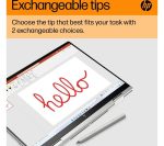 HP Rechargeable MPP 2.0 Tilt Stylus Pen - Silver