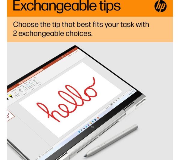 HP Rechargeable MPP 2.0 Tilt Stylus Pen - Silver