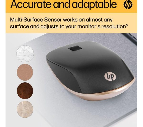 HP 410 Slim Silver Wireless Optical Mouse - Ash Silver