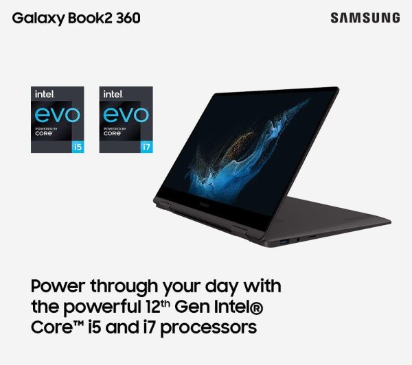 SAMSUNG Galaxy Book2 360 13.3" 2 in 1 Laptop - Intel® Core i5, 256 GB SSD, Silver