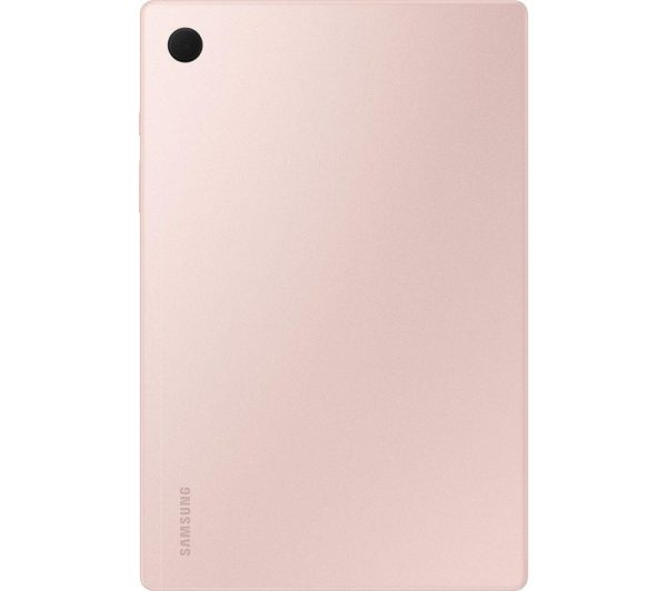 SAMSUNG Galaxy Tab A8 10.5" Tablet (32 GB, Pink Gold) & Book Cover (Dark Grey) Bundle