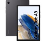 SAMSUNG Galaxy Tab A8 10.5" 4G Tablet (32 GB, Graphite) & Book Cover (Dark Grey) Bundle