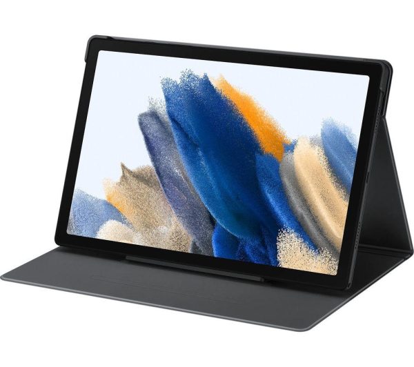 SAMSUNG Galaxy Tab A8 10.5" 4G Tablet (32 GB, Graphite) & Book Cover (Dark Grey) Bundle