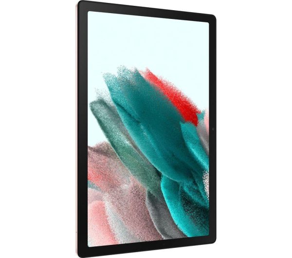 SAMSUNG Galaxy Tab A8 10.5" 4G Tablet (32 GB, Pink Gold) & Book Cover (Dark Grey) Bundle
