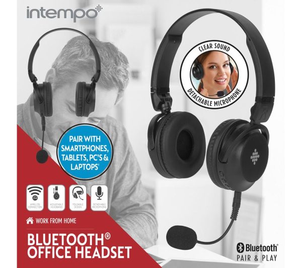 INTEMPO EE6282 Wireless Headset - Black