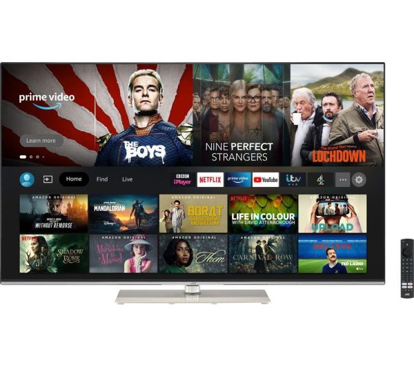 JVC LT-50CF820 Fire TV Edition 50" Smart 4K Ultra HD HDR QLED TV with Amazon Alexa