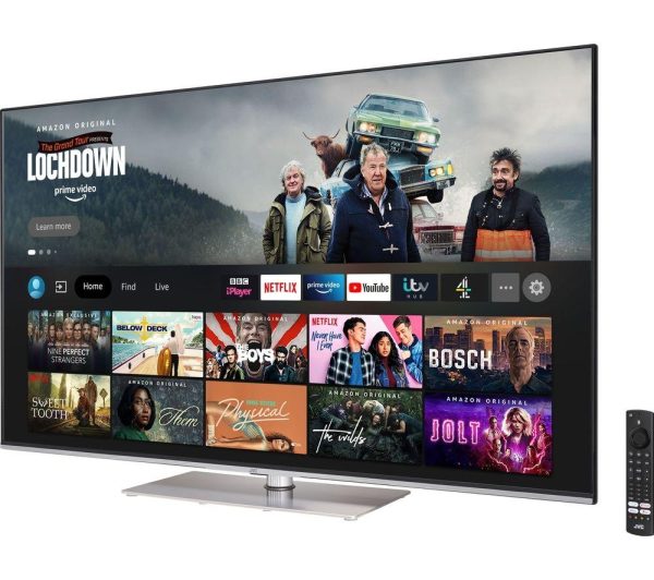 JVC LT-50CF820 Fire TV Edition 50" Smart 4K Ultra HD HDR QLED TV with Amazon Alexa