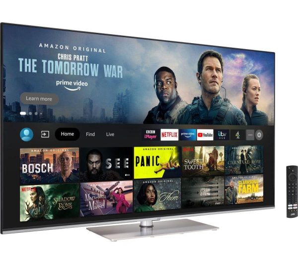 JVC LT-50CF820 Fire TV Edition 50" Smart 4K Ultra HD HDR QLED TV with Amazon Alexa