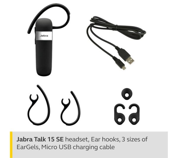 JABRA Talk 15 SE Bluetooth Headset - Black