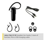JABRA Talk 25 SE Bluetooth Headset - Black