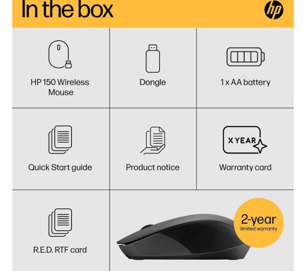 HP 150 Wireless Optical Mouse