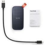 SANDISK Portable External SSD - 1 TB, Black