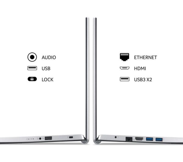 ACER Aspire 3 15.6" Laptop - Intel® Core i3, 256 GB SSD, Silver