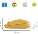 LEITZ Cosy SureTrack Dual Wireless Optical Mouse - Warm Yellow