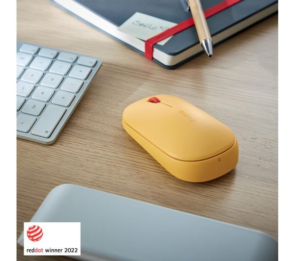 LEITZ Cosy SureTrack Dual Wireless Optical Mouse - Warm Yellow