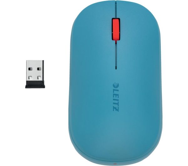 LEITZ Cosy SureTrack Dual Wireless Optical Mouse - Calm Blue