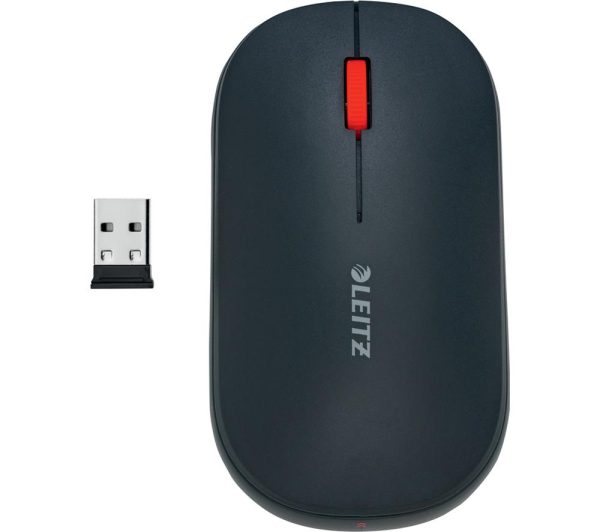 LEITZ Cosy SureTrack Dual Wireless Optical Mouse - Velvet Grey
