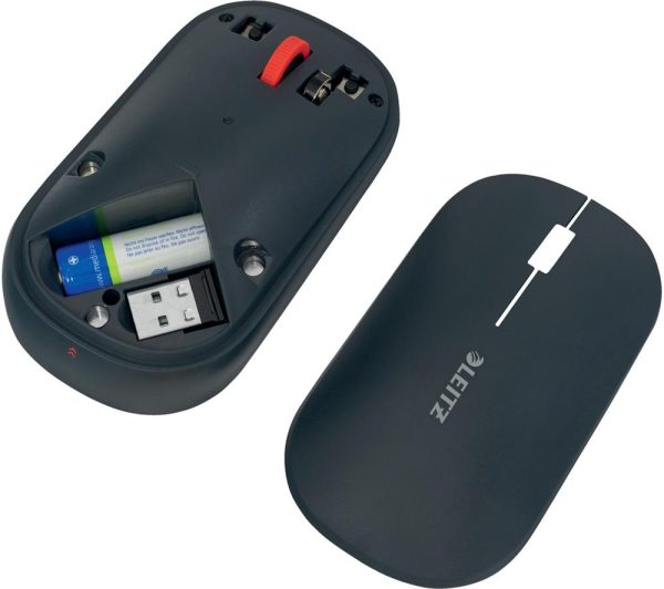 LEITZ Cosy SureTrack Dual Wireless Optical Mouse - Velvet Grey