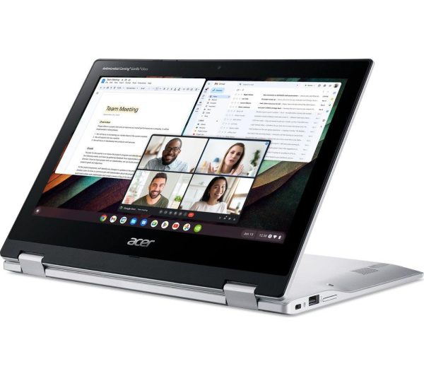 ACER Spin 311 11.6â€ 2 in 1 Chromebook - MediaTek MT8183C, 64 GB eMMC, Silver