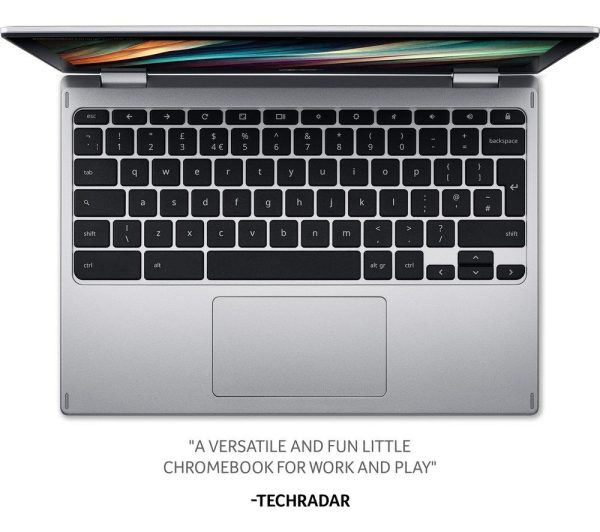 ACER Spin 311 11.6â€ 2 in 1 Chromebook - MediaTek MT8183C, 64 GB eMMC, Silver