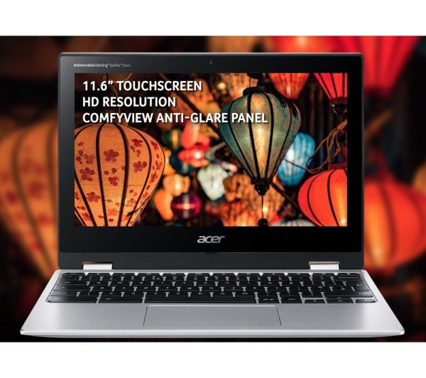ACER Spin 311 11.6â€ 2 in 1 Chromebook - MediaTek MT8183C, 64 GB eMMC, Silver