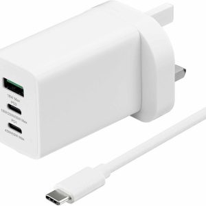 LOGIK 65 W Multiport GaN Universal USB Charger - 1.8 m