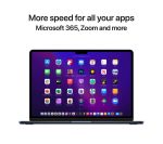 APPLE MacBook Air 13.6" (2022) - M2, 256 GB SSD, Midnight