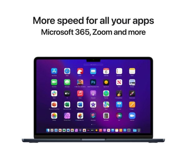 APPLE MacBook Air 13.6" (2022) - M2, 256 GB SSD, Midnight