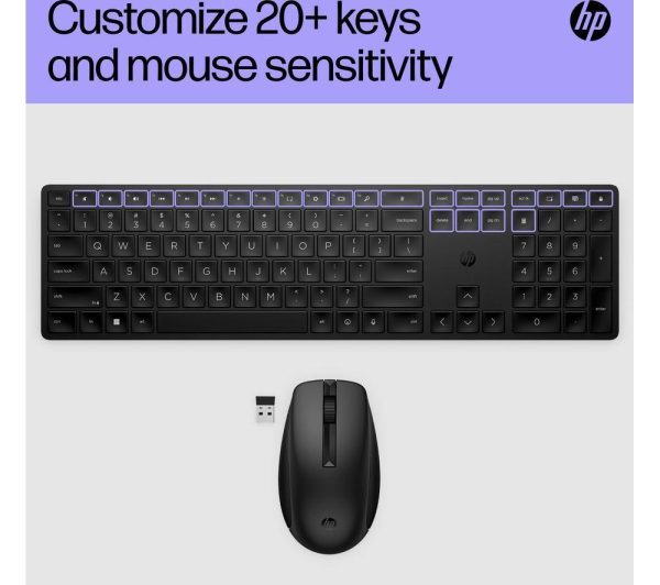 HP 650 Wireless Keyboard & Mouse Set - Black