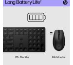 HP 650 Wireless Keyboard & Mouse Set - Black