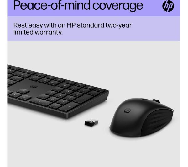 HP 650 Wireless Keyboard & Mouse Set - Black