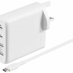 LOGIK 100 W Multiport GaN Universal USB Charger - 2 m