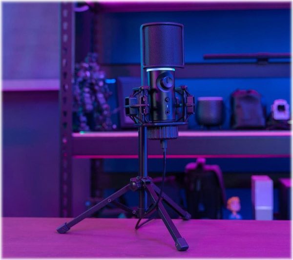 STREAMPLIFY Mic Tripod USB Microphone - Black
