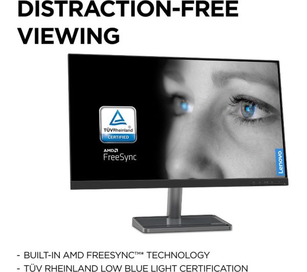 LENOVO L27m-30 27" Full HD IPS LED Monitor with LC50 Webcam - Black