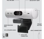 LOGITECH Brio 500 Full HD Webcam - Off-White