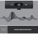 LOGITECH Brio 500 Full HD Webcam - Graphite