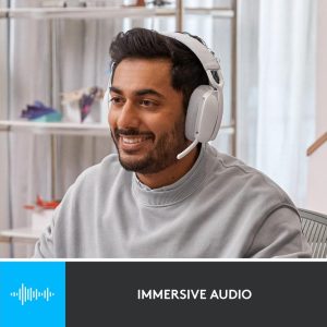 LOGITECH Zone Vibe 100 Wireless Headset - Off-White