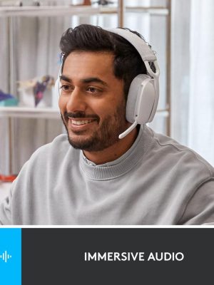 LOGITECH Zone Vibe 100 Wireless Headset - Off-White