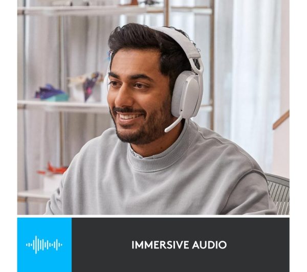 LOGITECH Zone Vibe 100 Wireless Headset - Off-White