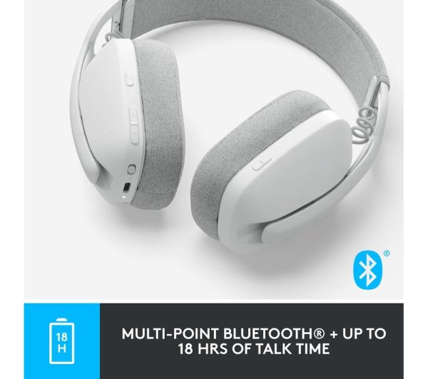 LOGITECH Zone Vibe 100 Wireless Headset - Off-White