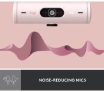 LOGITECH Brio 500 Full HD Webcam - Rose