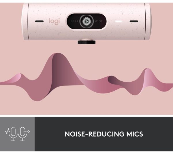 LOGITECH Brio 500 Full HD Webcam - Rose