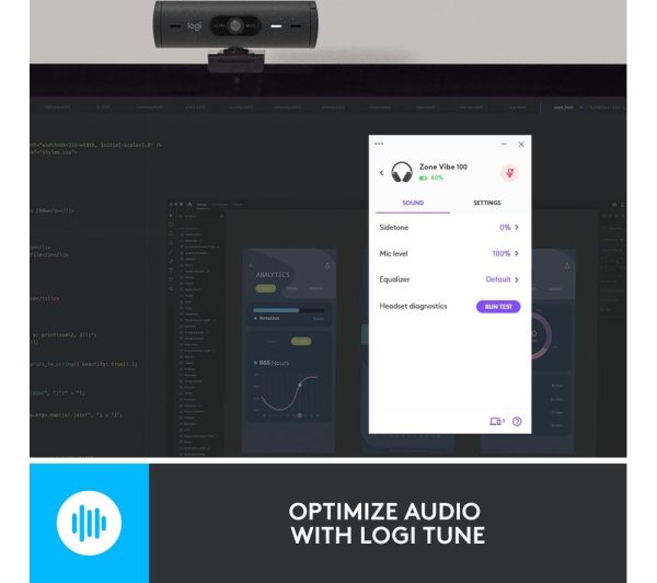 LOGITECH Zone Vibe 100 Wireless Headset - Graphite